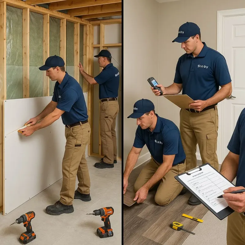 Repairs and Reconstruction process in Hardwick, NJ